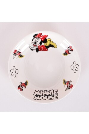 5 Parça Minnie Mouse Desenli Porselen Çocuk Yemek Takımı TBK200MNNMS5 - 9