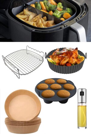 5 Stück Airfryer - 8