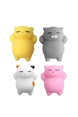 5 Stück Katze Tier Sukushi Süßes Stress Kinder Schulgeschenk Squishy Tierspielzeug - 5