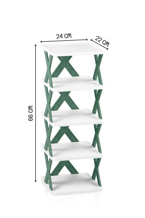 5-stufiges Mehrzweck-Organizer-Regal Anthrazit – Organizer für Badezimmer, Küche, Raum, Schuhregal, Spielzeugregal - 4