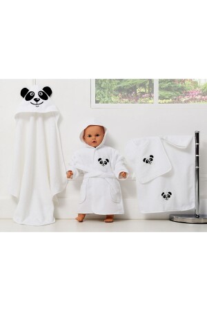 5-teiliges Baby-Bademantel-Set Panda BHMS024 - 1