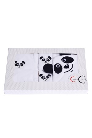 5-teiliges Baby-Bademantel-Set Panda BHMS024 - 5