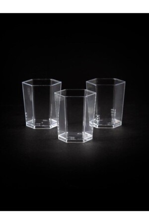 حاوية من البلاستيك من الكريستال الستة 50 سي سي - 50 قطعة (1 حزمة) - Genel Markalar