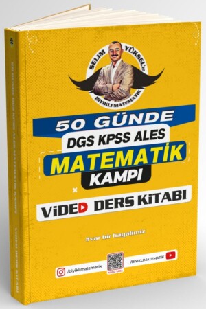 50 Günde DGS - KPSS - ALES Matematik Kampı Video Ders Kitabı Selim Yüksel - 1