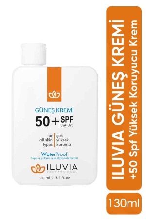 منزج الجلد المضاد للقذف يوازن الحماية العالية من الوجه والجسم كريم أشعة الشمس 50 SPF 130 ml - Iluvia