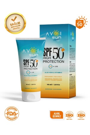 50 Spf Ultra Yüksek Koruma Sağlayan (YOĞUN LEKE) Karşıtı Ve (CİLT AYDINLATICI) Güneş Kremi 100ml 8684255898500 - 2