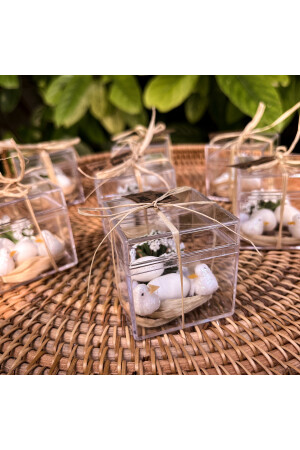 50 Stück Glimmer Vogelkäfig Versprechen Henna Hochzeit Süßigkeiten Baby Süßigkeiten Geschenk N2725 - 4