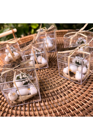 50 Stück Glimmer Vogelkäfig Versprechen Henna Hochzeit Süßigkeiten Baby Süßigkeiten Geschenk N2725 - 7