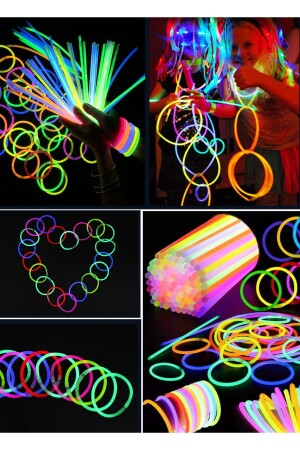 50 Stück Leuchtstofflampen Leuchtstäbe Armband Party Neon Hochzeit Party Konzert Geburtstag Party il199c - 5