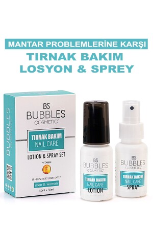 مجموعة رعاية الأظافر المنسيقة لمعايير الفطريات والأظافر 50 مل Unisex - Bs Bubbles Cosmetic