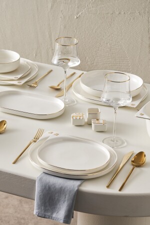 50. Year Signature Collection Streamline New Bone Sign 59-teiliges Tafelservice für 12 Personen 153. 03. 08. 5035 - 3