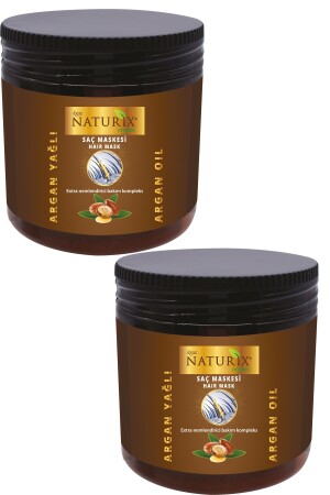 زيت الأرجان الطبيعي 500 مل ماسك رعاية الشعر أرجان زيت أرجان ماسك رعاية الشعر رطوبة قنبلة رعاية الشعر حزمة 2 أرجان - Ilgaz Naturix Organix