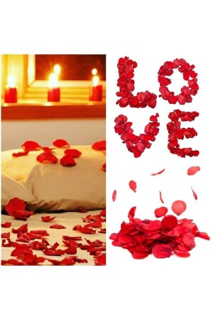 500 Adet Kırmızı Gül yaprakları Evlilik Teklifi Gül Yaprağı - 1