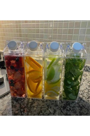 ميكا 500 مل مربع حليب مصممة قنينة ماء وقهوة مشروبات - GELİNHOMES