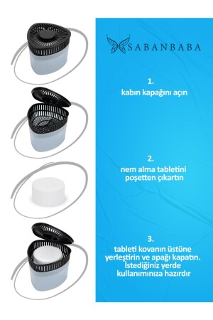 500 gr Nem Alıcı Aparat Üçgen Lavanta Kokulu (TABLET DAHİL) - 6