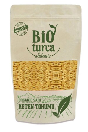 النباتات العضوية الصفراء الخفيفة الخالية من الغلوتين 500 غرام - Bioturca