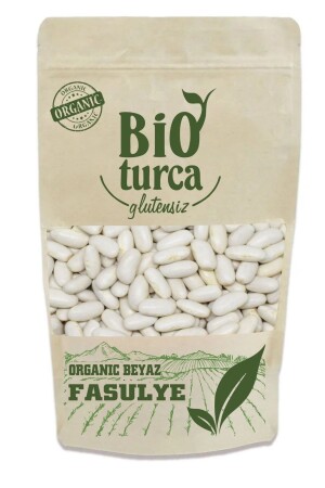 الفاصوليا البيضاء العضوية الخالية من الغلوتين 500 جرام - Bioturca