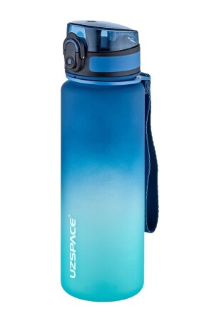 500 ml blau-türkis zweifarbige Motivationsflasche Softtouch Ff Collection Tritan-Wasserflasche FFCOLLECTION500 - 2
