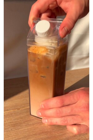 500 ml Mica Milk Box entworfene Wasser-Kaffee-Getränkeflasche | - 2