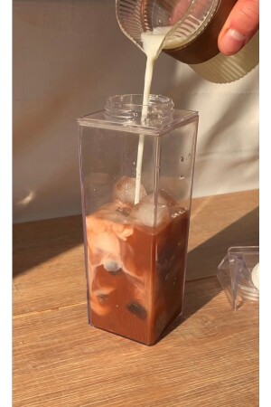 500 ml Mica Milk Box entworfene Wasser-Kaffee-Getränkeflasche | - 3