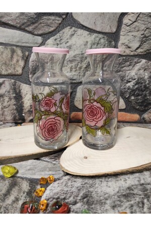 500 ml mit 2 Silikondeckeln. Karaffe Krug GÜL-500 CARAF - Paşabahçe