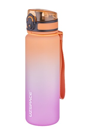 500 ml orange-lila zweifarbige Motivationsflasche Softtouch Ff Collection Tritan-Wasserflasche FFCOLLECTION500 - 1