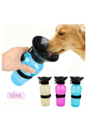 500 ml Reisewasserflasche für Hunde (BLAU) - 1