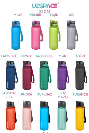 500 ml Tritan-Wasserflasche, 13 verschiedene Farben, Softtouch UZS3026-PMB-T - 4