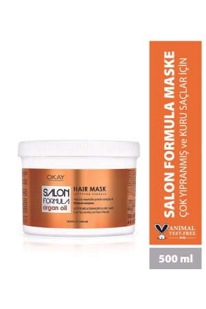 قناع الشعر من أرگان 500 مل (للشعر المُتضرر جداً والجاف) - Okayprofessionnel