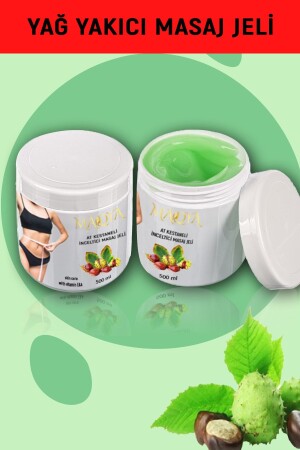 منز-خيل كاستينات الدهون الحرق السيلوليت إزالة التدليك جيل 500 مل - Maqya Cosmetics