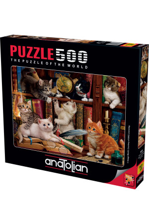 500-teiliges Puzzle / Katzen und Bücher – Code: 3618 HOME. 3618 - 3