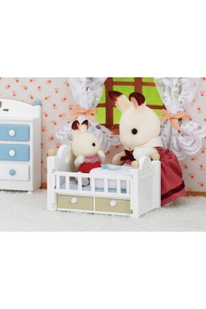 5017 Schokoladenhasen-Babybett – Puppenhaus-Spielset - 3