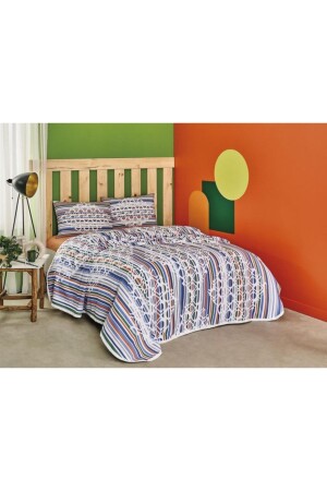 مُنز-شاب الموضة بيكي مجموعة مولي أزرق مزدوجة 5058-81 - Taç