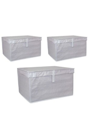 قطعة من المجموعة الثالثة من المجموعة - أغراض متعددة مع غطاء (مجموعة غسيل المخزنات، الخ) حقيبة تخزين - صندوق 50x40x30 - Keven Home