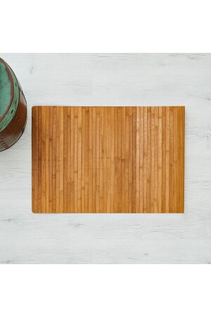 مقعد حمام مكافحة الانزلاق من الخيزران 50x80 سم - Elzey Home