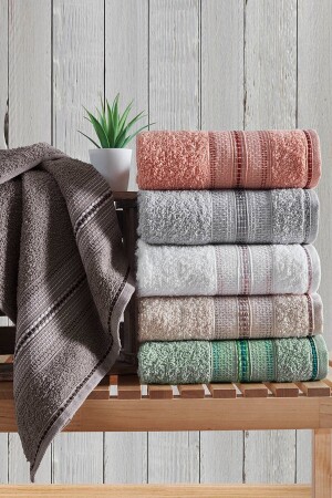 50x90 6'lı Fiona El Ve Yüz Havlu Seti 9026 - MODALİN