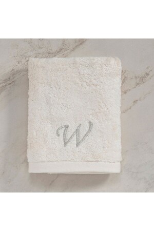 منشفة وجهة مصنوعة من خياطة صلبة 50x90 سم إكرو CK191TEK056 - Chakra