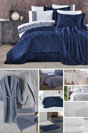 حزمة منازل (مينز-دووري) 51 قطعة (برينغ نيوي بلو) - Elart