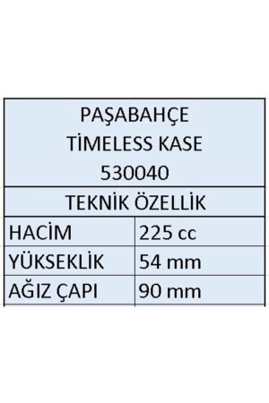 530040 Timeless Çerezlik Kase 225cc - 12 Adet Fma119900 251 PP530040 - 5