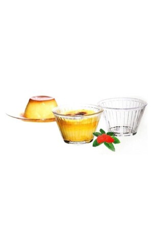 53298 6-teilige Creme-Karamell-Schüssel – 9 cm EVİDEASRN003 - 4