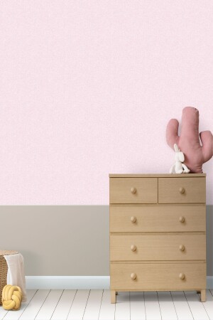 أوراق جدارية من فوكسيا الوردية الخفيفة 5-33 م2 - Milky Baby