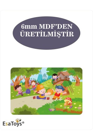 54-teiliges Kinderpuzzle aus Holz - 3