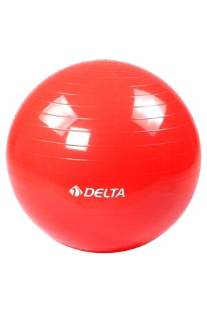 55 cm Dura-Strong Deluxe Kırmızı Pilates Topu (Pompasız) - 1
