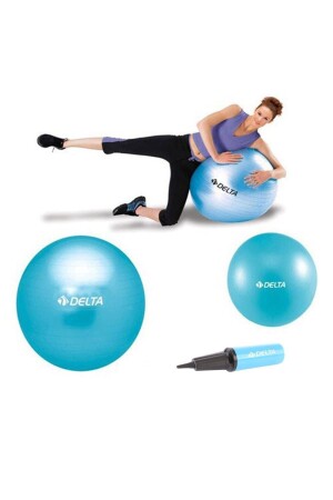 55 cm Pilates-Ball, 20 cm Mini-Balance-Ball und Pumpenset - 1