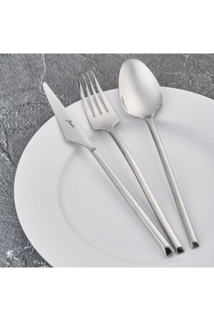 5500 12 Kişilik 84 Parça Çatal Kaşık Bıçak Seti 500.01.01.6938 - Jumbo