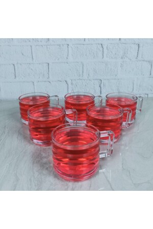 55833 Bricks 6'lı Çay-kahve Kupası 250 Cc PSB-55833-6 - Paşabahçe