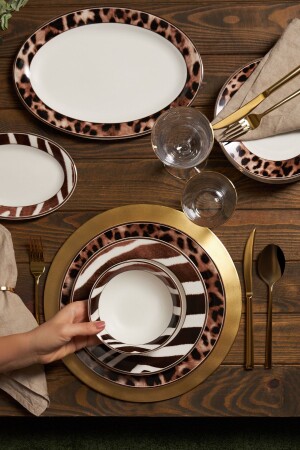 (منز غروف) 56 قطعة جديدة عشاء العظام لـ 12 شخصًا - Karaca