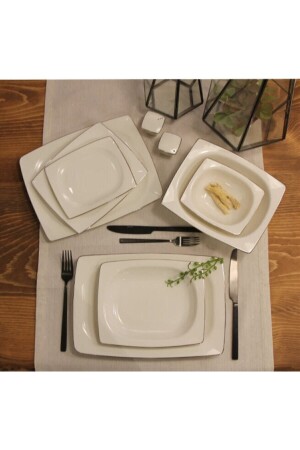 مـنـز-بـلاتينـم 57 قطعة عشاء مجموعة لـ 12 شخص 04PLM005323 - Porland