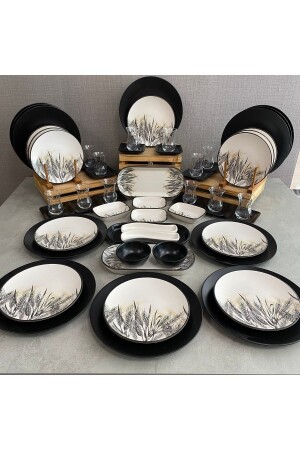 مـنـز-سيت الإفطار مات باشاك ملونة 59 قطعة لـ 12 شخصا dmt20230059 - Keramika