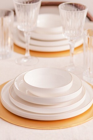 (منز) - سلسلة (منيز) - (ستريملاين) - (ستيرن) الذهب الجديد (سانترون) - 59 قطعة - (بندق) - (بندق) - - Karaca